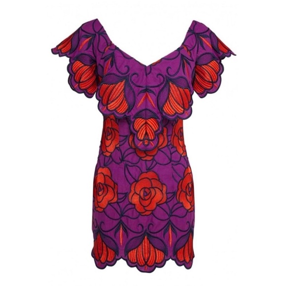 Alice McCall Ms Rose Embroidered Floral Mini Dress - Picture 3 of 9